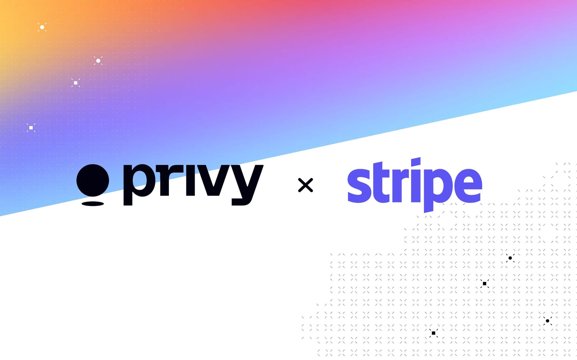 Privy and Stripe partnership showcasing seamless Web3 onboarding and payment integration.