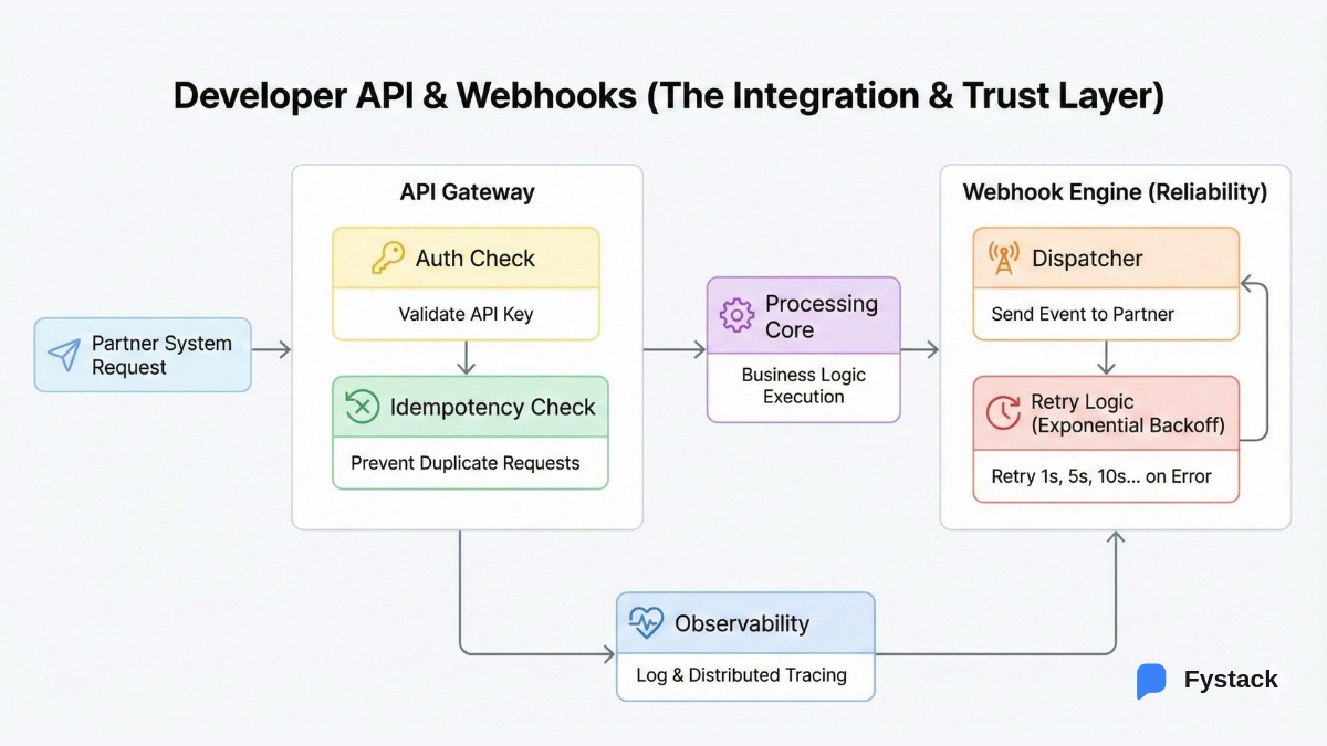 developer API & Webhooks