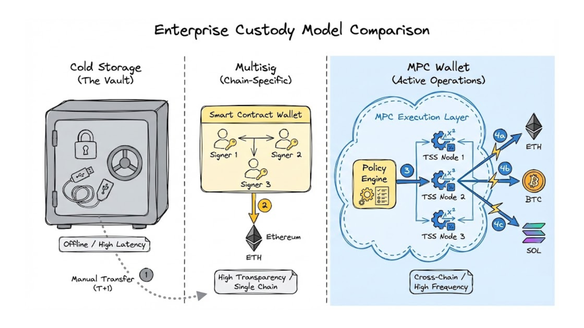 Enterprise Custody Model Comparison