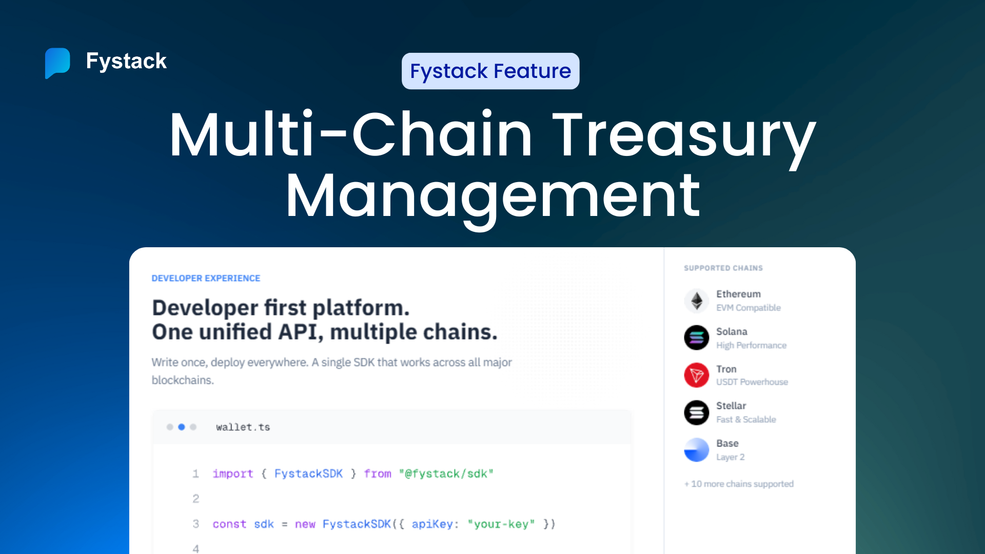 Unified Treasury Management: Operating Liquidity Across 15+ Blokchains From One Dashboard