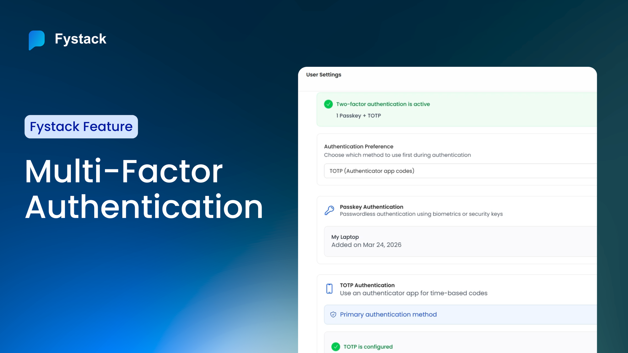 Fystack Maximum Security Architecture: MPC Signing with Passkey Authentication