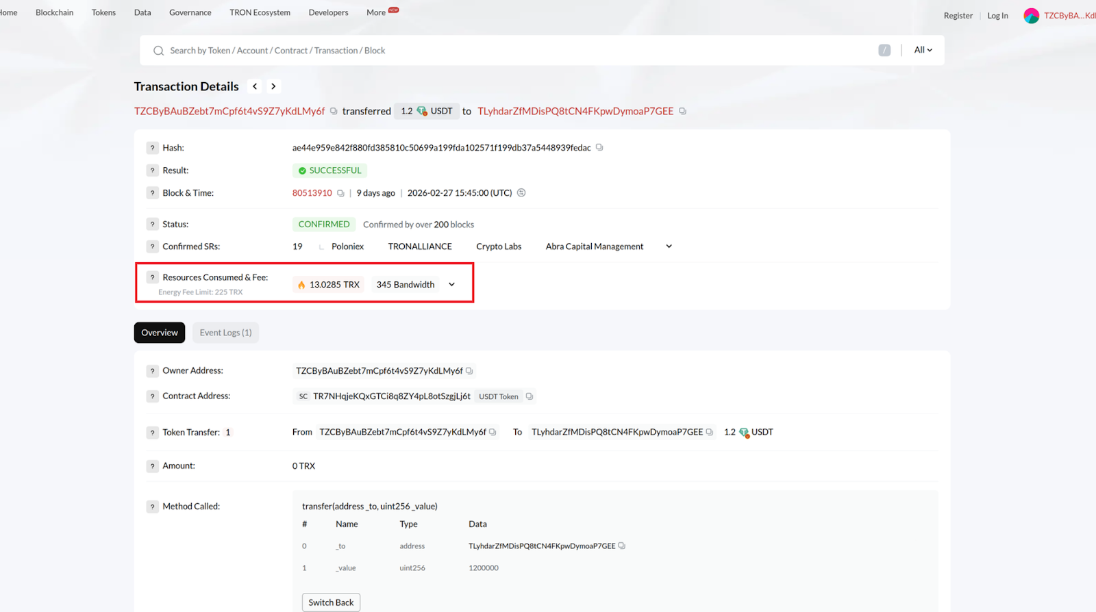 Fee Saving on TRON with Energy Renting