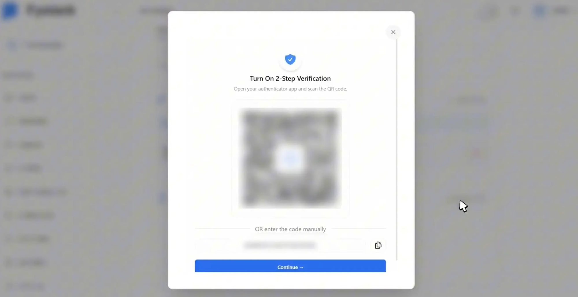 How to Set Up TOTP on Fystack